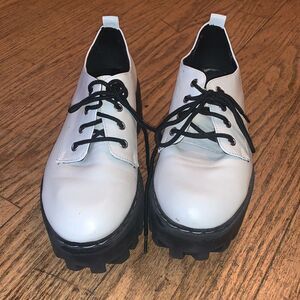 BAMBOO Lug Sole Oxford Womens Shoes 6 1/2